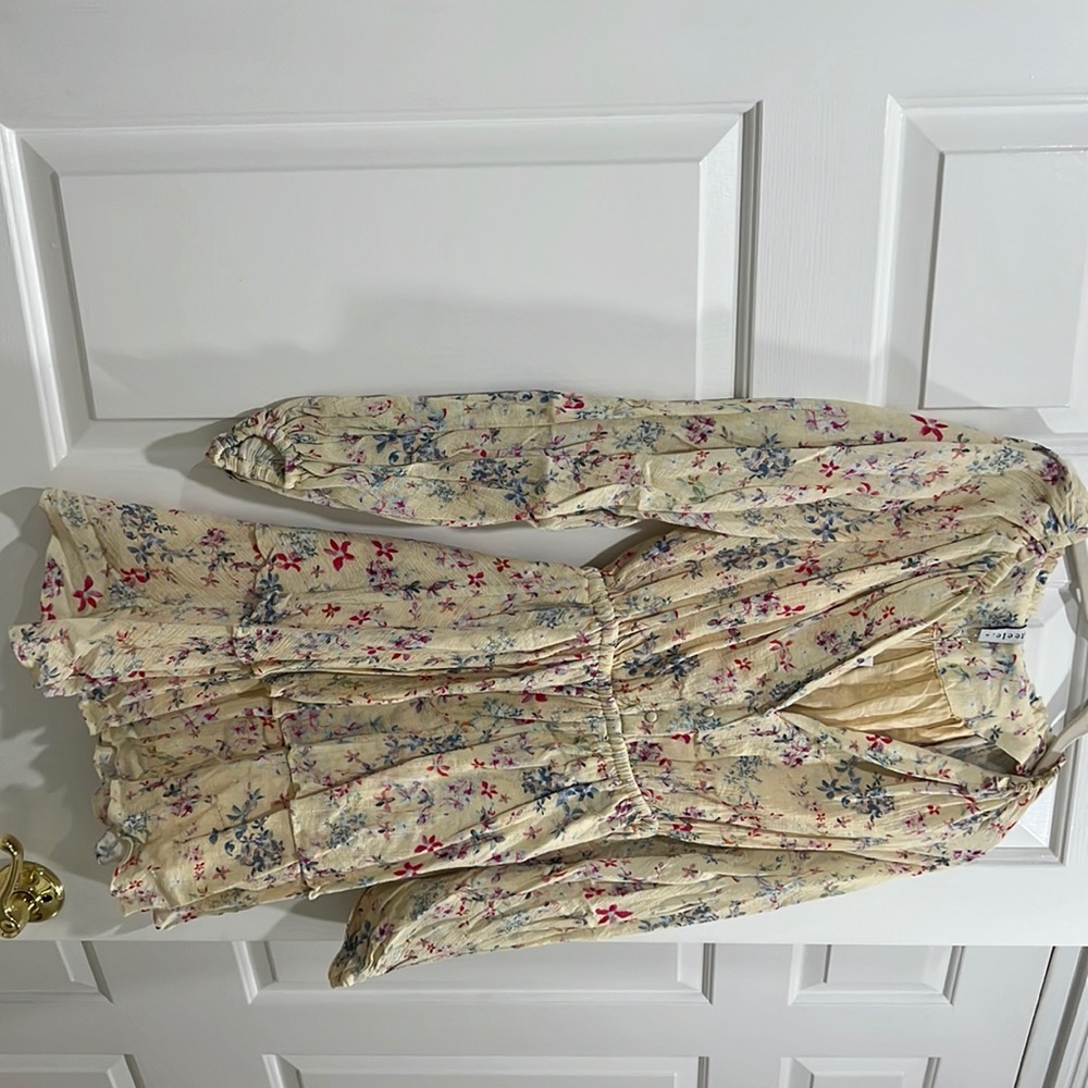 Steele Floral Yellow Dress NWT sz S